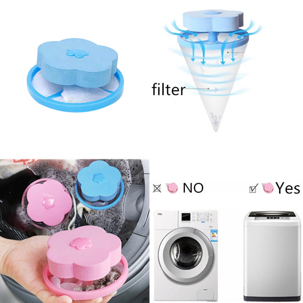 1446 Washing Machine Floating Filter Lint Mesh Bag Net Pouch Hair/Lint Catcher DeoDap 1446 Washing Machine Floating Filter Lint Mesh Bag Net Pouch Hair/Lint Catcher DeoDap